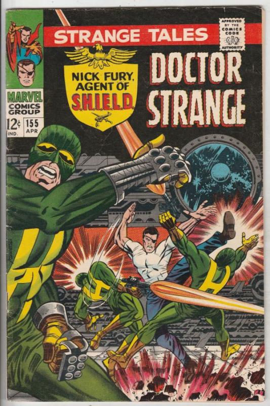 Strange Tales #155 (Apr-67) VF+ High-Grade Nick Fury, Dr. Strange
