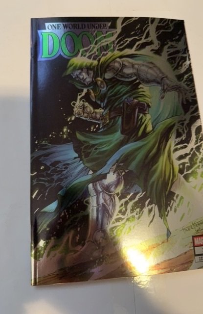 One World Under Doom Foil (LTD 1500 ) 2025 NYCC Whatnot Year in Marvel