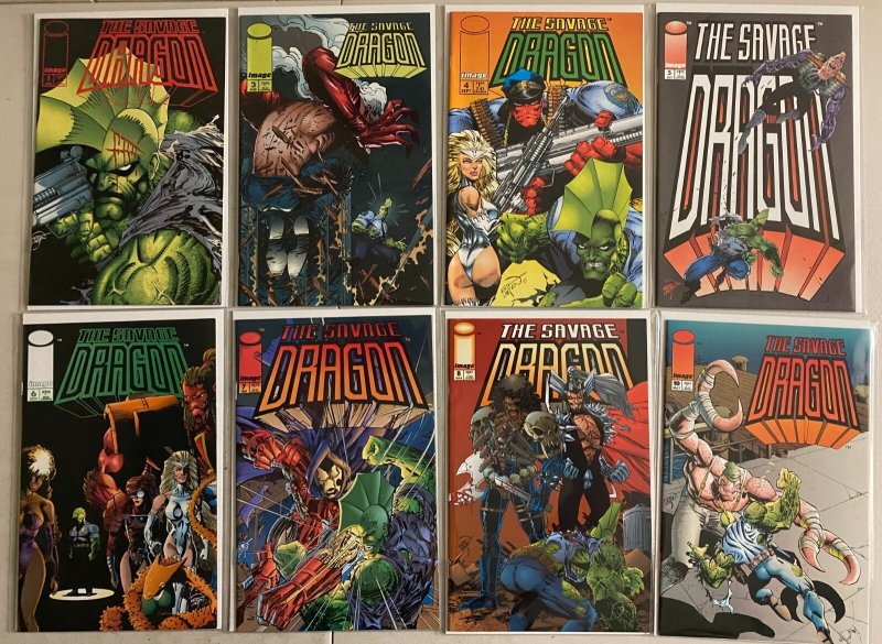 Savage Dragon lot #1-37 Image 2nd Series (8.0 VF) 33 different (1996 to 1997)