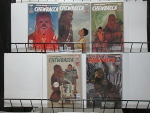 Star Wars Chewbacca 2015 Marvel #1-5 Complete