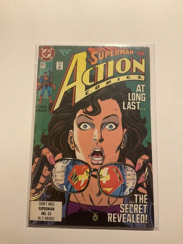 Action Comics 662 Very Fine VF 8.0 Dc Comics
