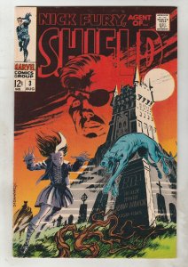 Nick Fury Agent of S.H.I.E.L.D. 3 (Jul-68) Steranko VF/NM OREGON CERTIFICATE!