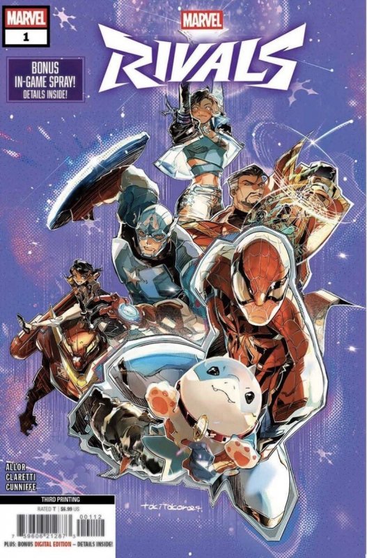 The Art of Marvel Rival By Netease ? FREE COMIC WITH IN GAME CODE!!  In Hand!