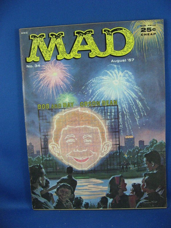 MAD #34 (Aug 1957, EC) Wood Drucker Fine+