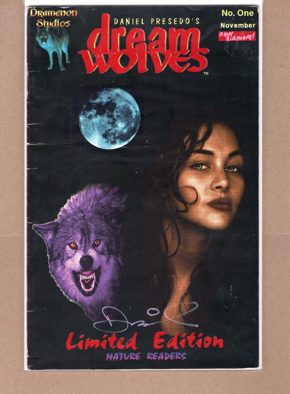 Dream Wolves Limited Edition  #1 (1994) signed by Daniel Presedo