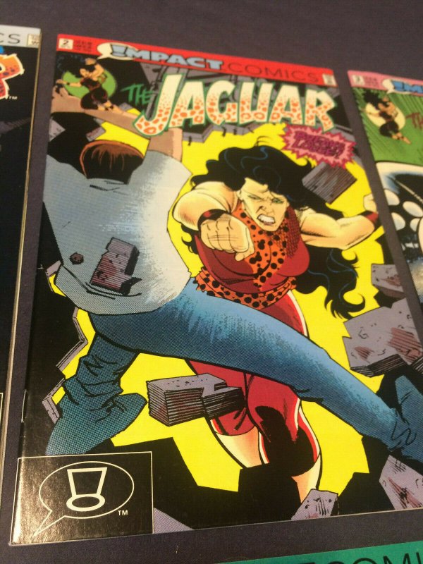 Jaguar Run #'s 1-6 NM DC Impact Comics Lot of Comics 1992