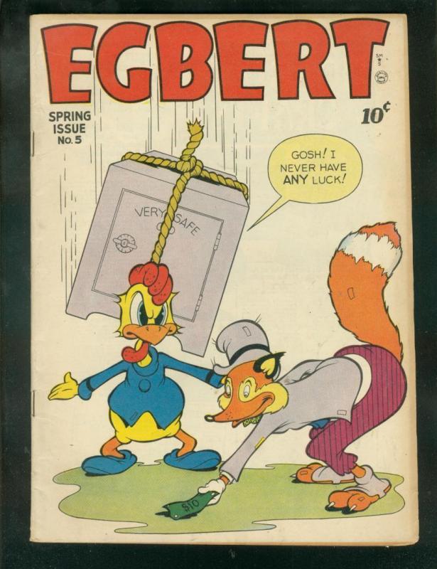 EGBERT COMICS #5 1947-FUNNY ANIMALS & FUNNY BUGS-RARE FN/VF