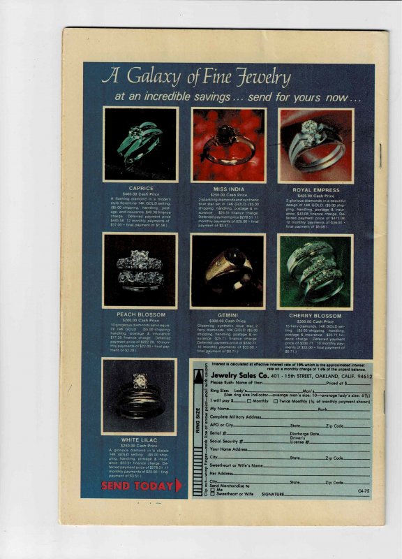 Popeye #134 (1976) Another Fat Mouse Almost Free Cheese 3rd Menu Item