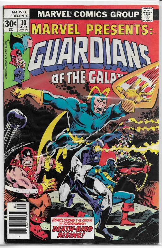 Marvel Presents   #10 GD (1977) Guardians of the Galaxy, Stern/Milgrom