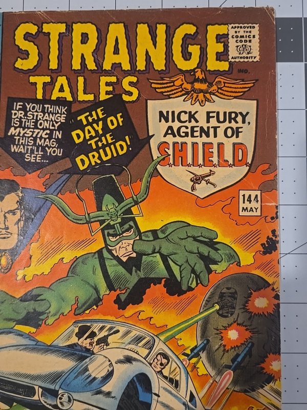 Strange Tales #144 ?-1st app of Jasper Sitwell S.H.I.E.L.D.—Interrogator—1966