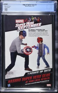 (2015) Edge of Spider-Verse #2 (1st SPIDER-GWEN) 1st Print CGC 9.2 WP!