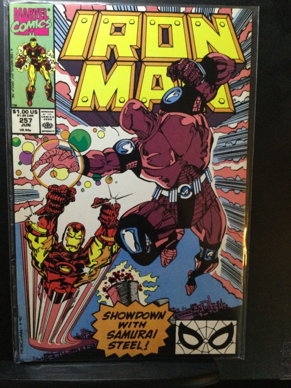 Iron Man #257 Newsstand Edition (1990)