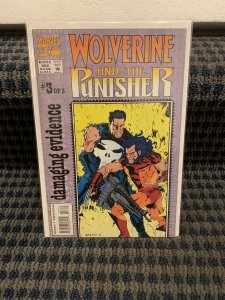 1993 WOLVERINE AND THE PUNISHER Complete Mini Series, Modern, Marvel #1-3 (X4)