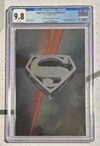 Superman '78 1 NYCC '23 Foil Cover CGC 9.8 - Christopher Reeve Richard Donner