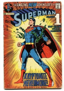 Superman #233 1971-DC-Neal Adams cover-Key issue-G 