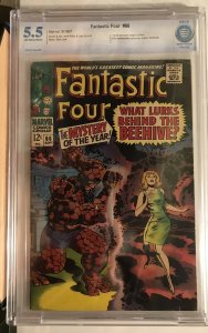 Fantastic Four #66 CBCS 5.5 First Him/Adam Warlock MCU Guardians Of Galaxy 