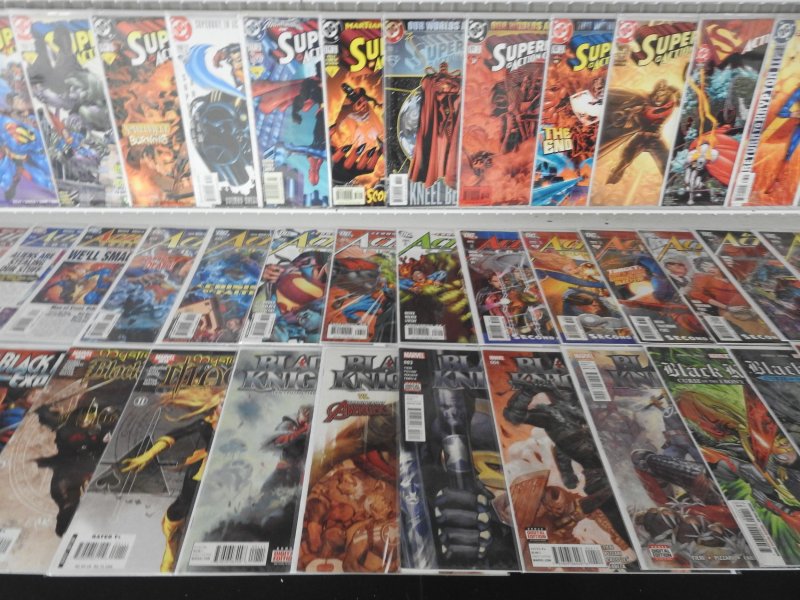 Huge Lot 150+ Comics W/ Action Comics Starring Superman,  Black Knight Avg VF+!!