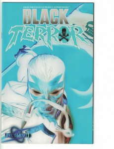 Black Terror #1 VF/NM alex ross negative art incentive variant - Dynamite 2008 