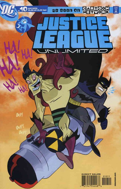 Justice League Unlimited #10 VG ; DC | low grade comic All Ages Batman the Creep