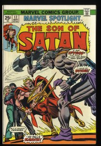 Marvel Spotlight #17 VF+ 8.5 Comics Son of Satan!