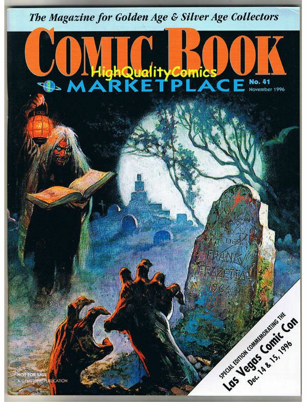 COMIC BOOK MARKETPLACE #41, VF/NM, Frank Frazetta, 1996, Las Vegas edition 