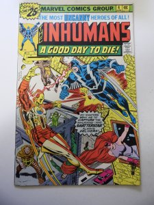 The Inhumans #4 (1976) FN Condition