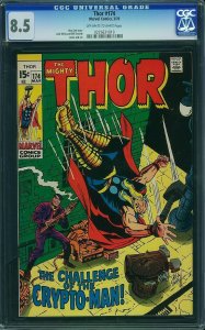 Thor #174 (1970) CGC 8.5 VF+