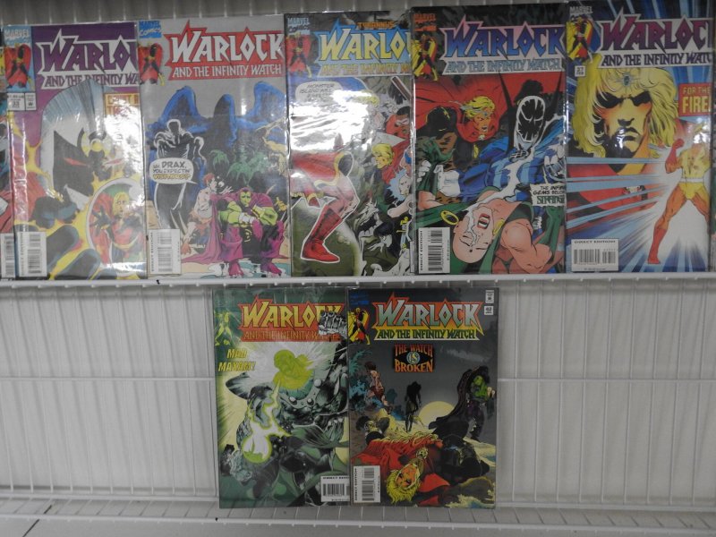 Warlock and The Infinity Watch #1-42 Complete Set! Beautiful VF-NM Avg Condition