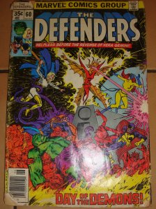 Defenders #60 Ed Hannigan  Cover & Art Hulk, Hellcat, Doctor Strange