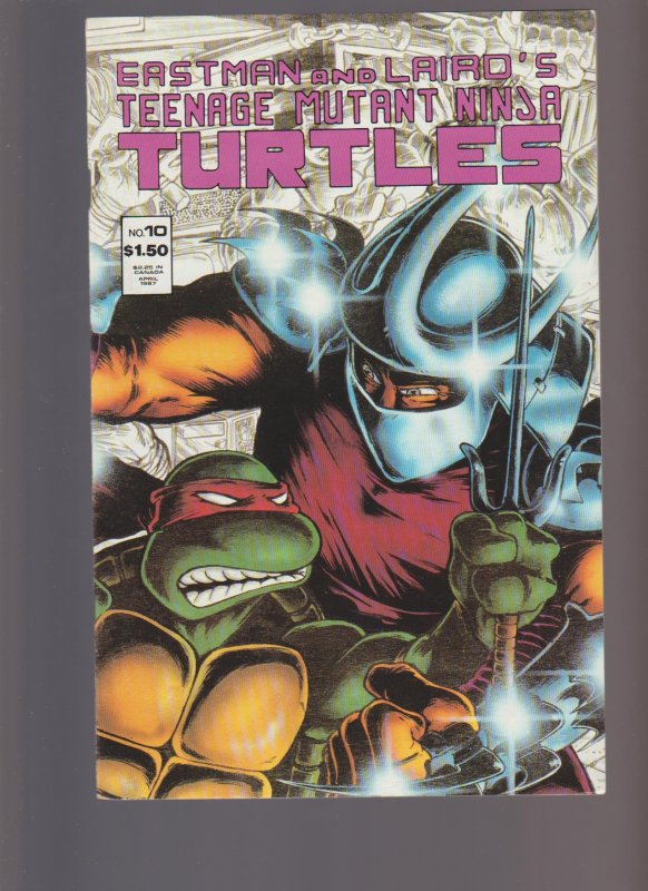 TMNT 10 - 1st Print - Mirage Comics -1986