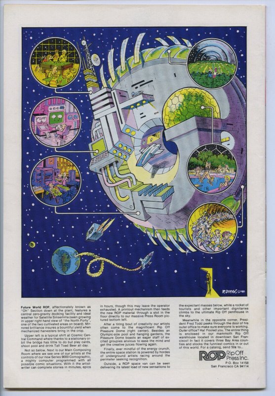 RIP OFF COMIX #7 - 4.5, OW-W - 1st printing - Freak Brothers