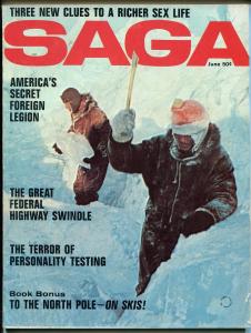 Saga 6/1966-motorcycles-Viet Nam-pulp thrills-America's secret foreign legion-FN