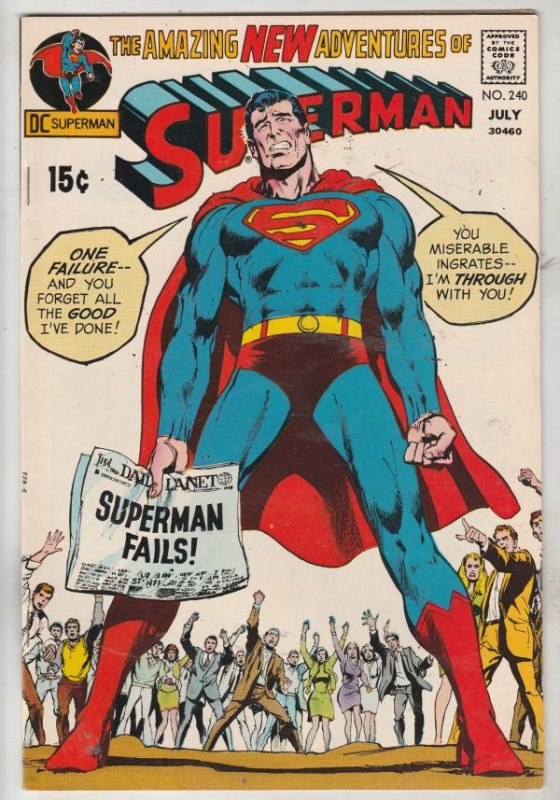 Superman #240 (Jul-71) VF/NM High-Grade Superman