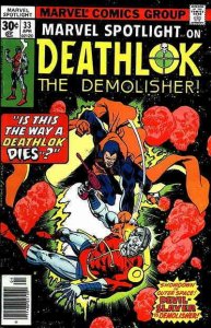 Marvel Spotlight (Vol. 1) #33 FN ; Marvel | Deathlok Devil-Slayer