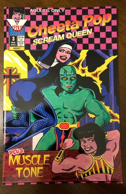 Cheeta Pop: Scream Queen #3 (1995) FN Venus Comics, sexy adult