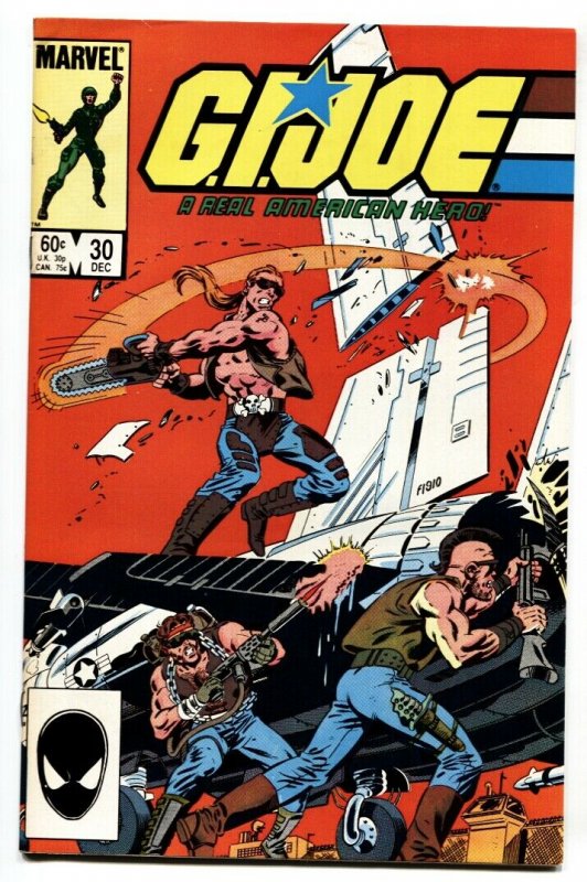 G.I. JOE #30 1984- Marvel Comics 1st appearance Sean Collins aka Throwdown