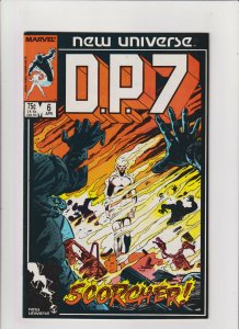 D.P.7 #6 VF/NM 9.0 Marvel Comics New Universe 1987 Mark Gruenwald