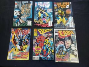 X-MEN/GAMBIT 6PC (VF) WOLVERINE/GAMBIT: VICTIMS, CABLE, EXCALIBUR ANNUAL 1993-95