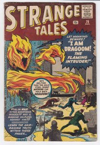 Strange Tales #76 (3.0/3.5) Kirby/Ditko - 1960