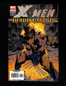 X-Men: Deadly Genesis #1 Joe Quesada Variant 1st Vulcan!