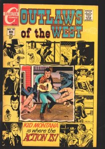 Outlaws Of The West #78  1969 - Charlton  -VF - Comic Book