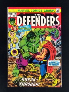 The Defenders #10 (1973) FN Hulk vs. Thor Avengers Crossover