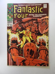 Fantastic Four #81 (1968) VG condition moisture damage