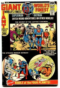 WORLDS FINEST #206 comic book 1971 DC COMICS-Batman Superman