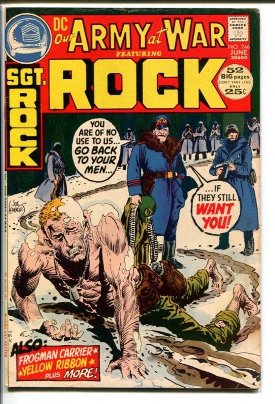 OUR ARMY AT WAR #246-SGT. ROCK-DC WAR VG