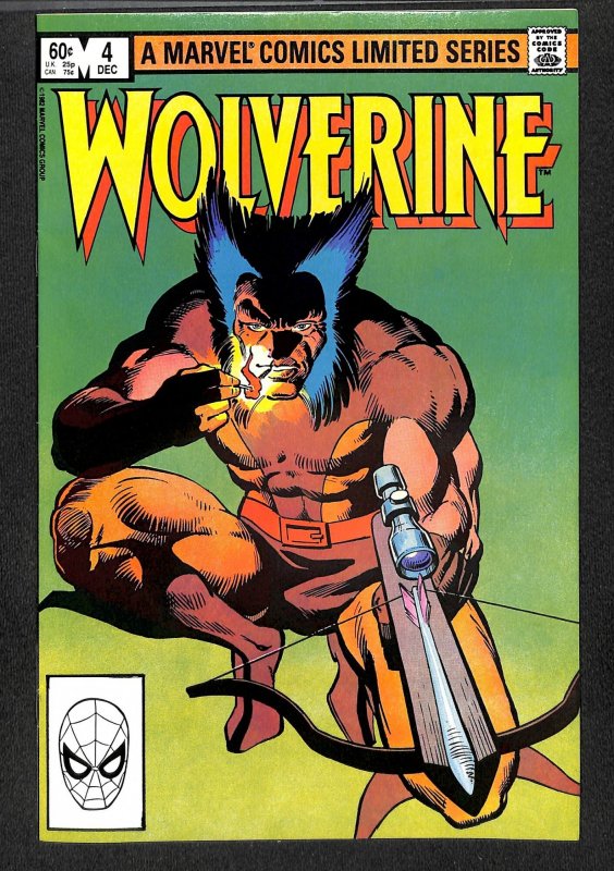 Wolverine (1982) #4 FN/VF 7.0 Limited Series