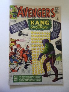 Avengers #8 1st App of Kang! VG Condition See desc