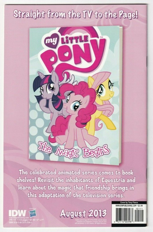 My Little Pony Friendship Is Magic #10 B August 2013 IDW