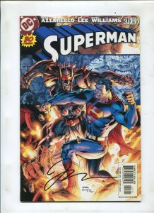 SUPERMAN #215 (9.2) SIGNED BY JIM LEE!