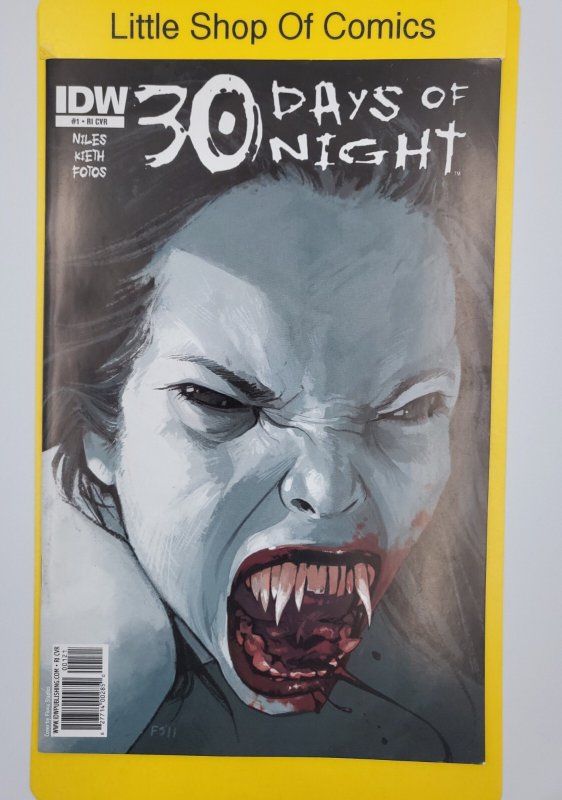 30 Days Of Night #1 Fiona Staples 1:10 RI Variant 2011 IDW Publishing